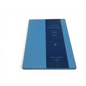 Daniel Jacomet Visages D’Enfants Faces of Children #6/750 France 1968-US Duties